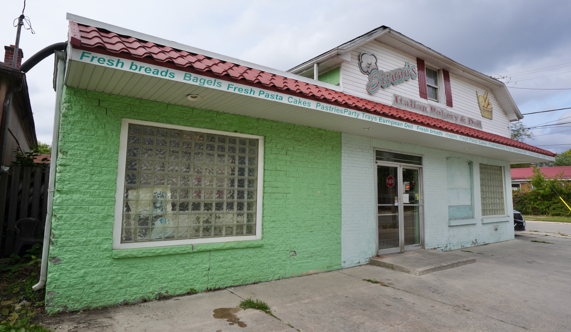 A bakery in a suburb